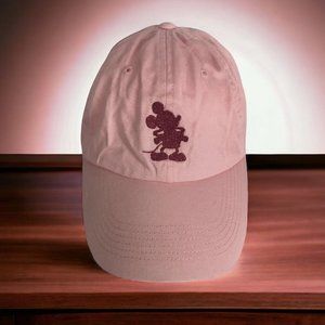 Walt Disney World Kids Youth Baseball Hat Pink Embroidered Adjustable